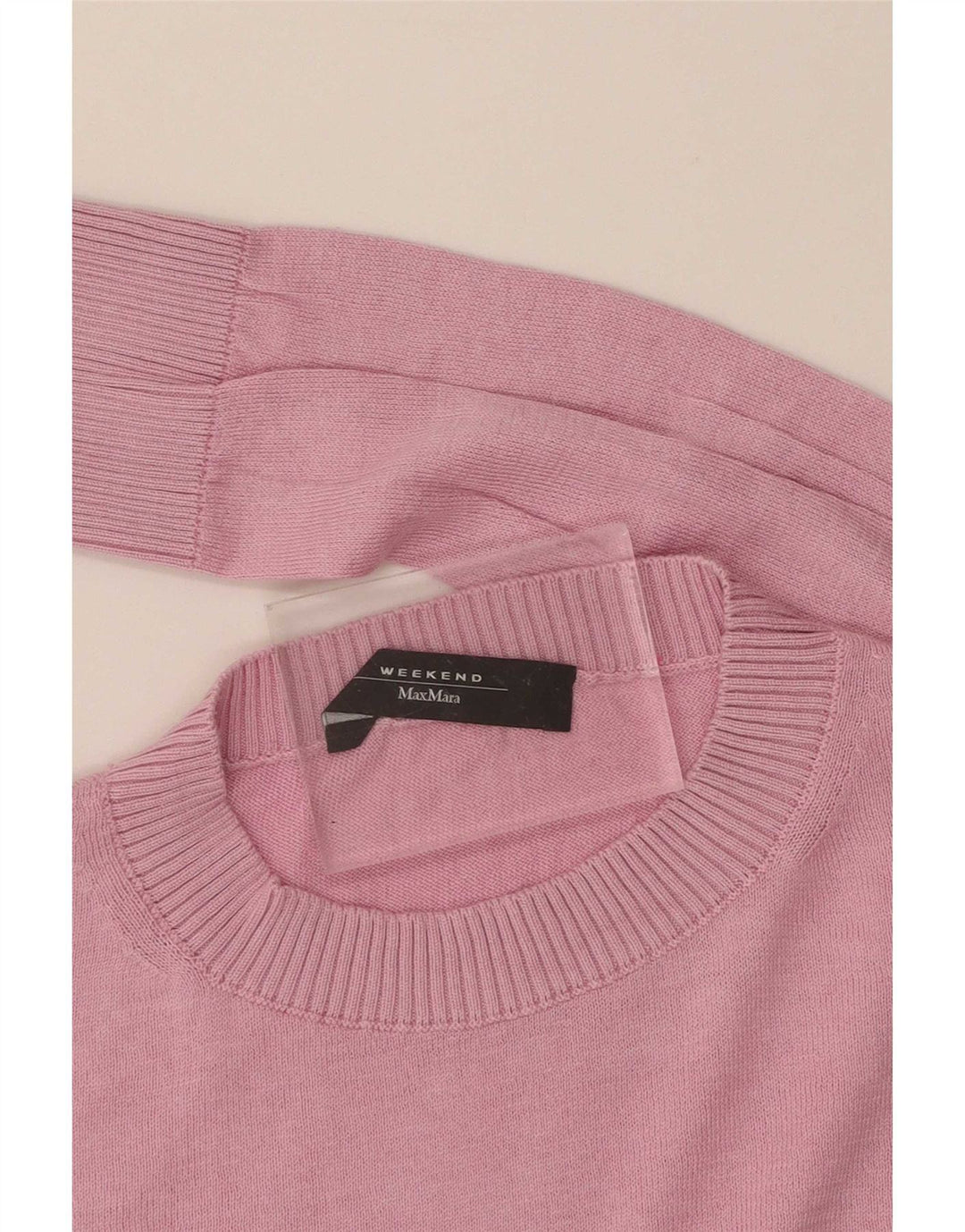 Max Mara Damen-Pullover mit Rundhalsausschnitt, Gr. 14, Mittelrosa