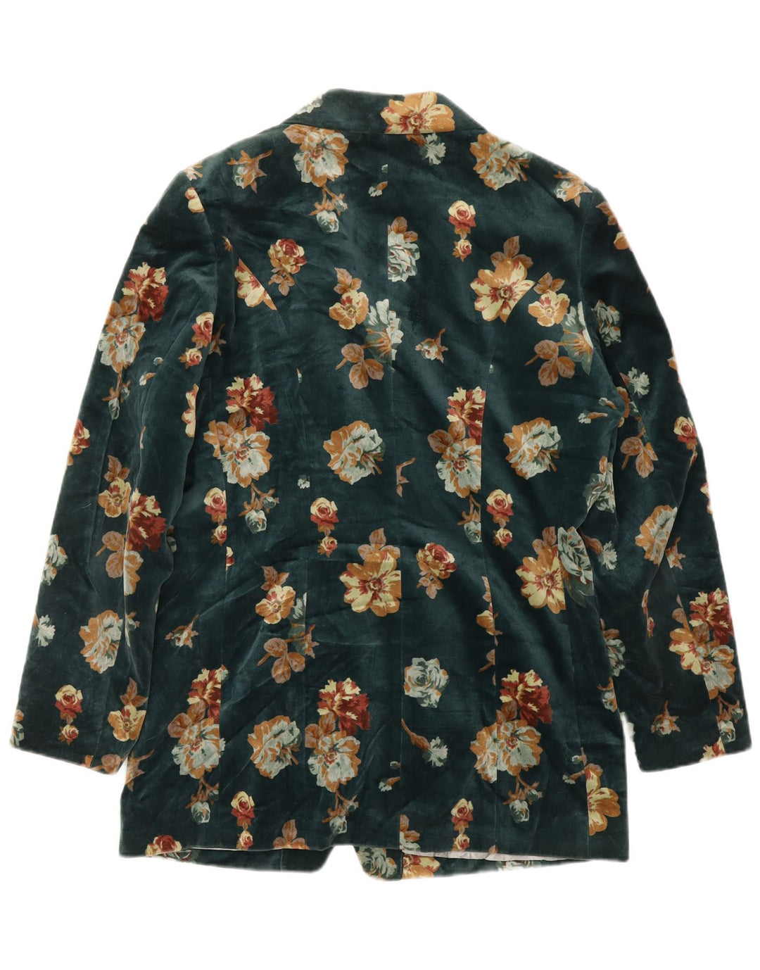 KENZO Damen-Blazer mit Dschungelmuster, EU 40, mittelgrün, Designer