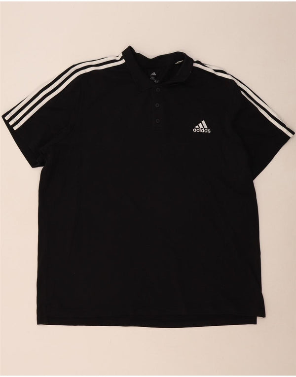 ADIDAS Herren Poloshirt 2XL Schwarz