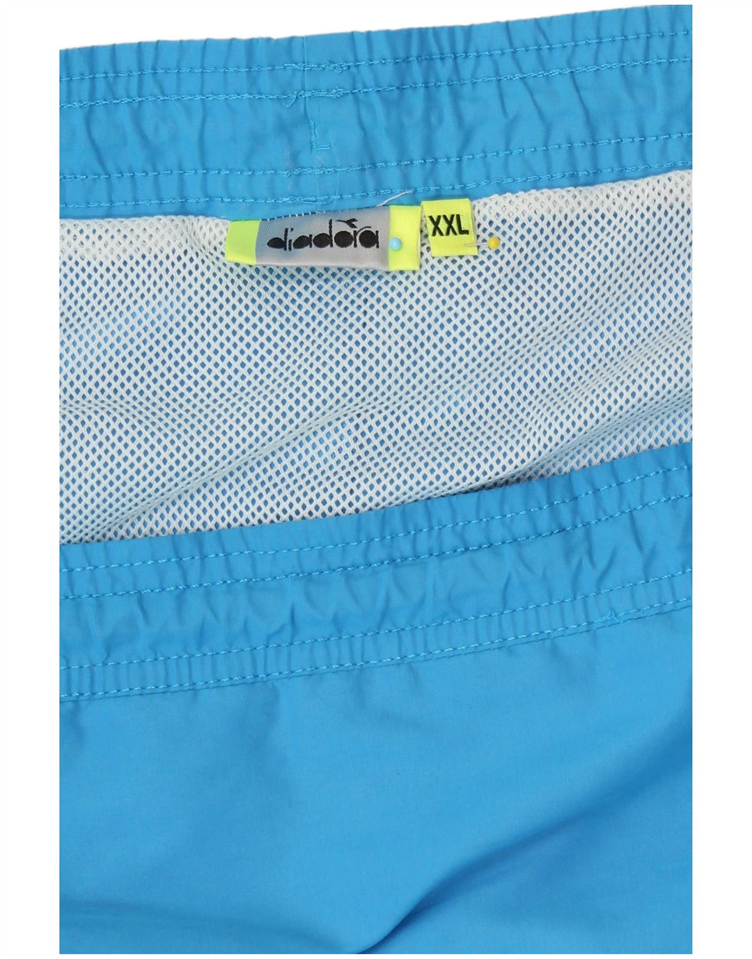 Diadora Herren-Badeshorts 2XL, blaues Colourblock-Polyester