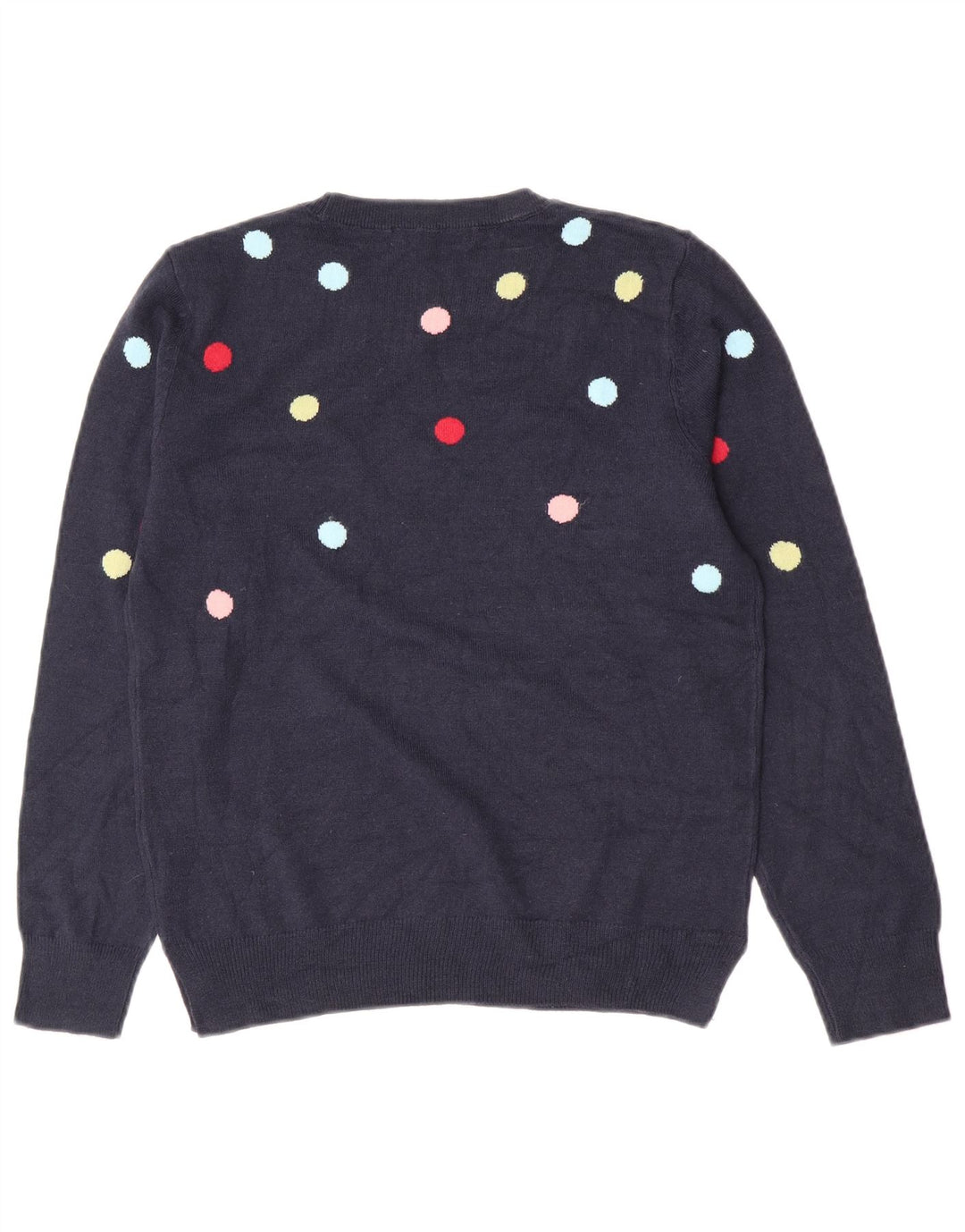 Marks & Spencer Damen-Pullover mit Rundhalsausschnitt, Gr. 10, Marineblau