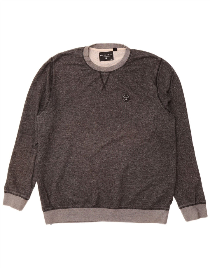 BILLABONG Mens Sweatshirt Jumper 2XL Grey Cotton