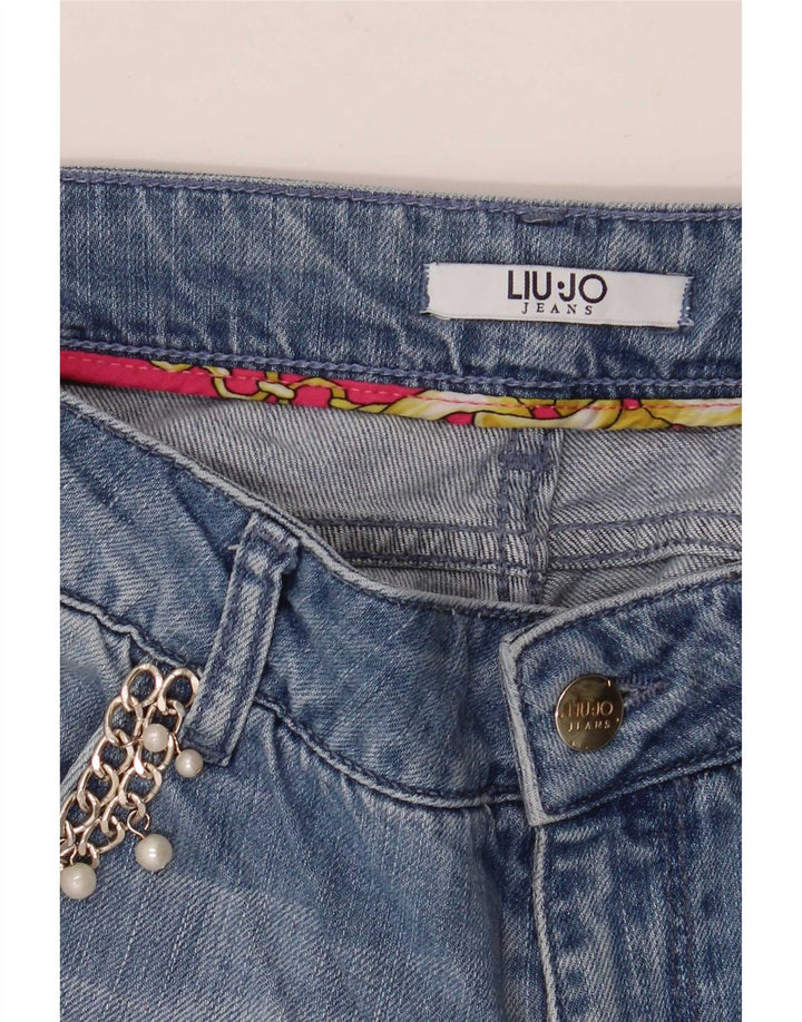 Liu Jo Damen Slim Jeans W32 L30 Blau