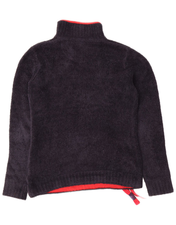Musto Damen-Fleecepullover mit Reißverschluss am Hals, Größe S, Marineblau, Polyester
