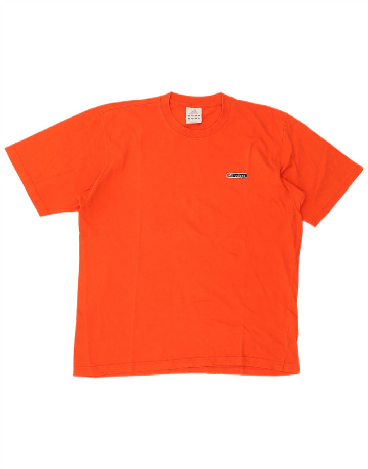Adidas Herren T-Shirt Top Mittelorange Baumwolle
