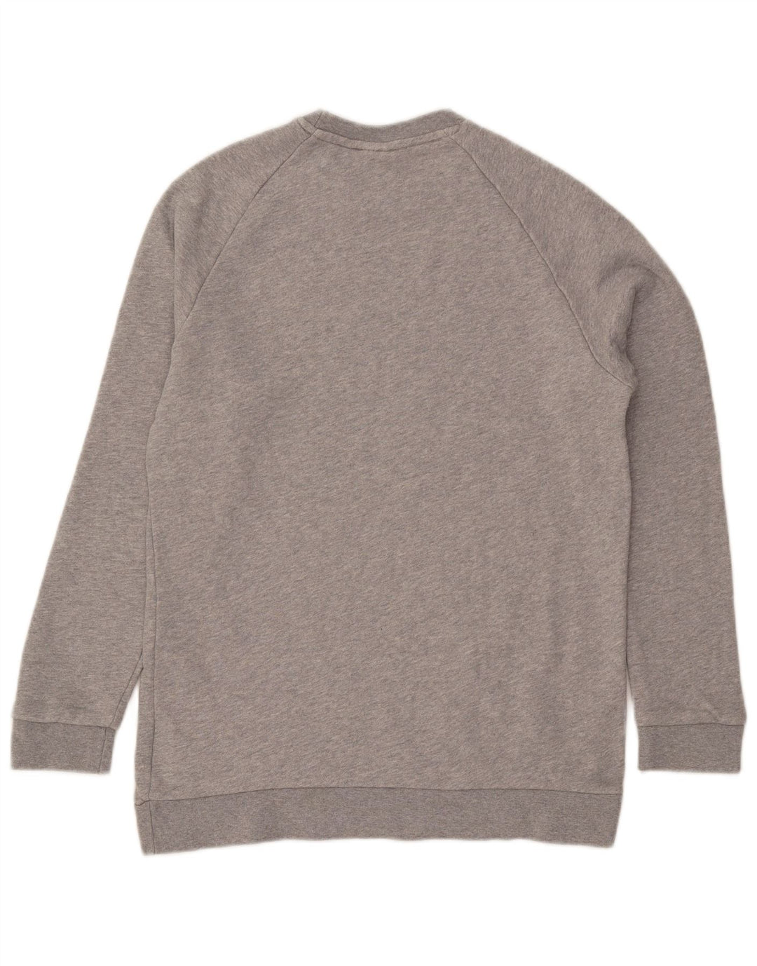 ADIDAS Herren Sweatshirt Pullover Mittelgrau gefleckte Baumwolle