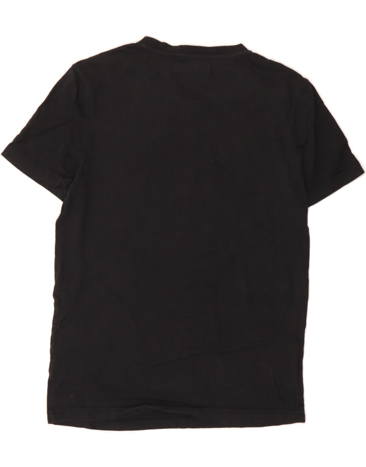 ADIDAS Mens Graphic T-Shirt Top Small Black Cotton Vintage Adidas and Second-Hand Adidas from Messina Hembry 