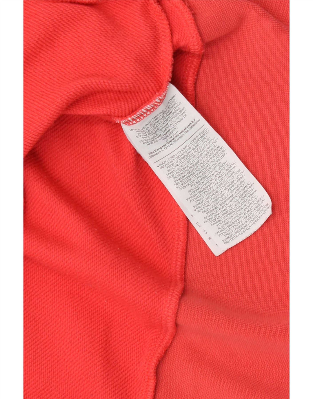 Nike Damen Dri Fit Crop Graphic Sweatshirt Pullover UK 14 Mittelrosa