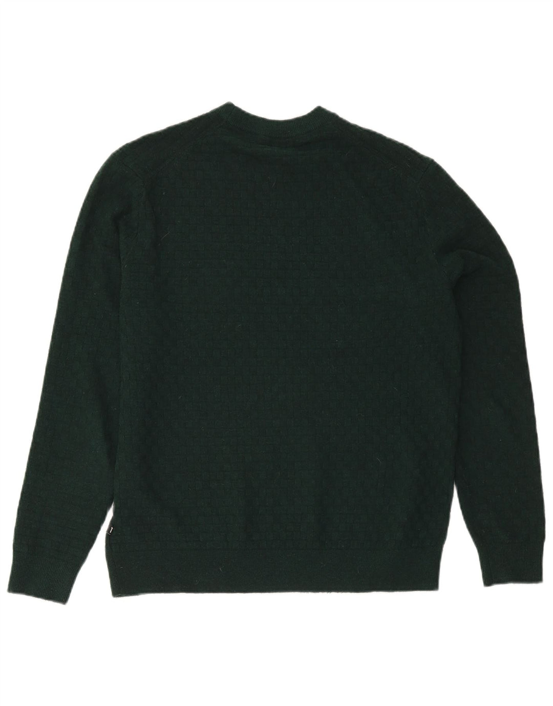 Ted Baker Herren-Pullover mit Rundhalsausschnitt, Größe 3, mittelgrün, Polyester