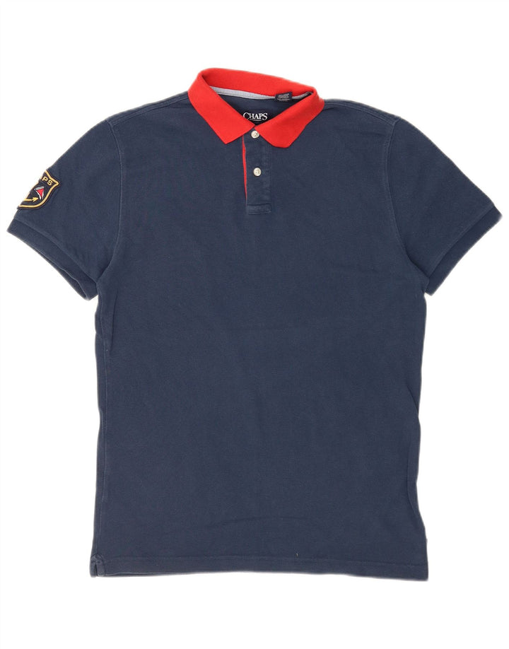 CHAPS Rugby-Poloshirt für Herren, Größe S, marineblau, Baumwolle