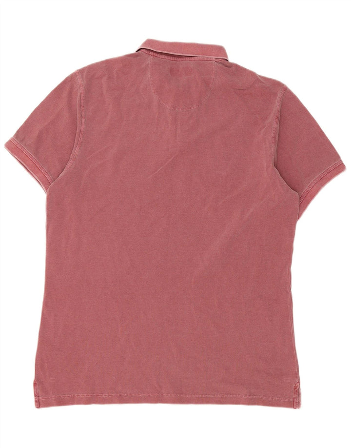 Barbour Herren-Poloshirt, große rote Baumwolle