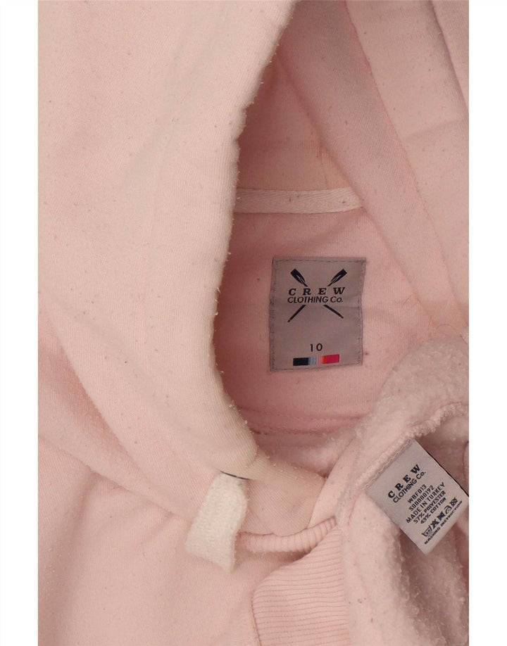 Crew Clothing Damen-Kapuzenpullover in Übergröße, Gr. 10, Größe S, Rosa, Polyester