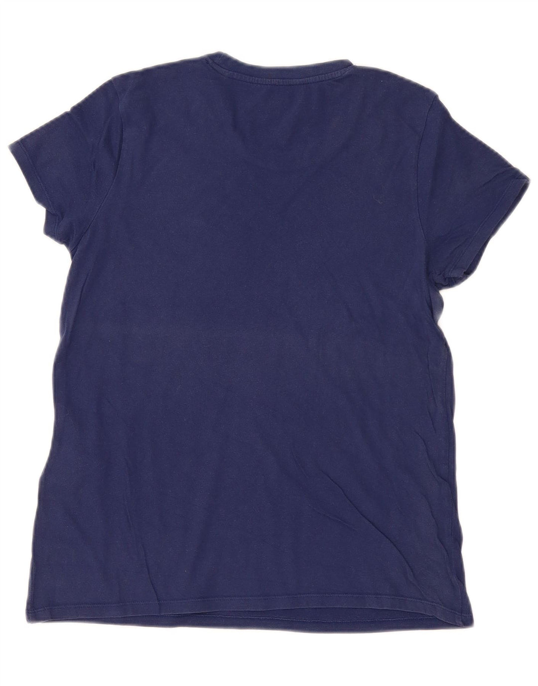 LEVI'S Damen T-Shirt Top UK 12 Medium Marineblau Baumwolle