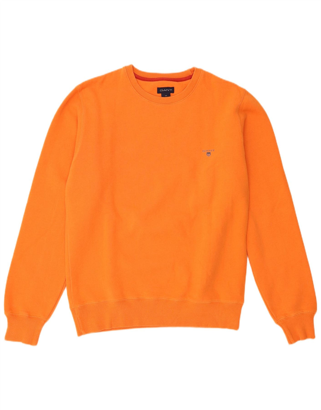 Gant Herren-Sweatshirt-Pullover aus mitteloranger Baumwolle