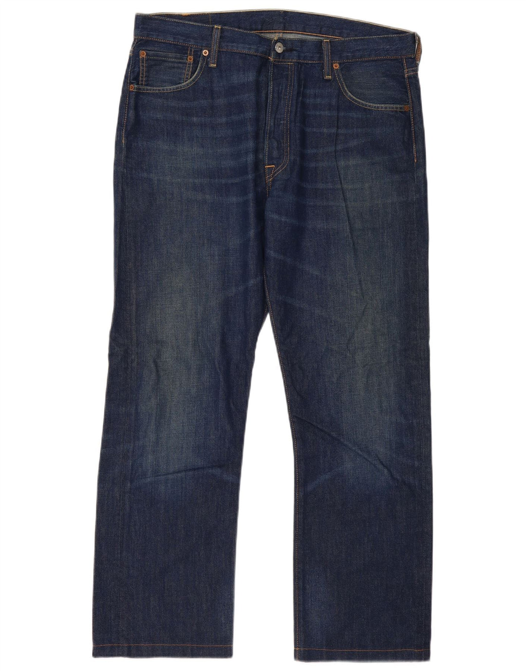 Levi's Herren 501 Straight Jeans W36 L30 Blaue Baumwolle