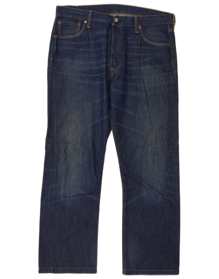 Levi's Herren 501 Straight Jeans W36 L30 Blaue Baumwolle
