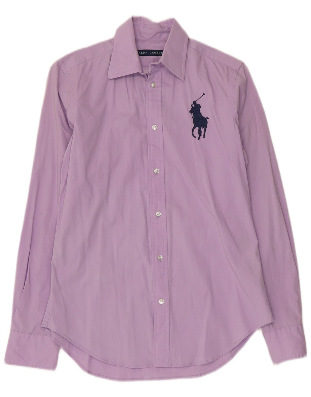 Ralph Lauren Damenhemd US 6 Medium Lila Baumwolle