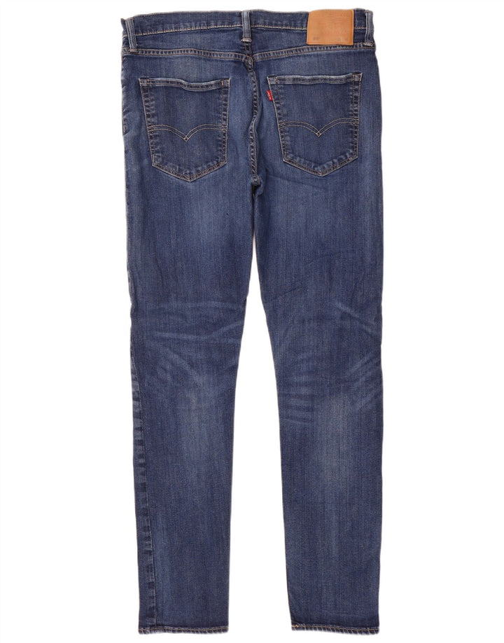 Levi's Herren 512 Slim Jeans W36 L34 Blaue Baumwolle