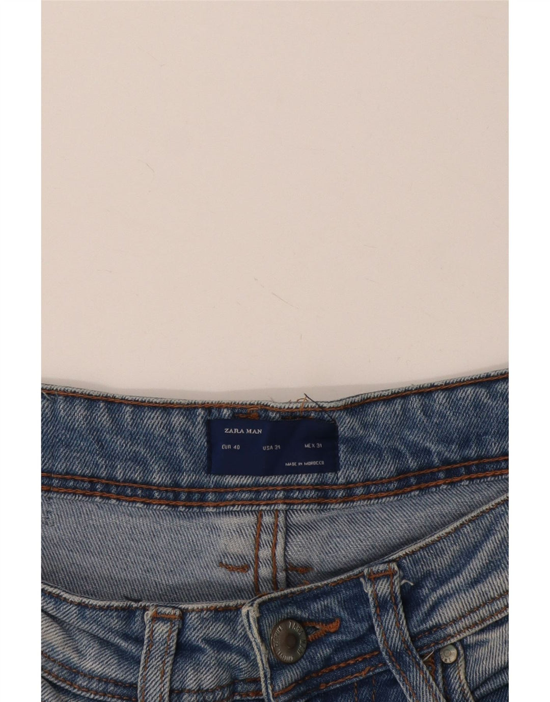Zara Herren Slim Jeans EU 40 Mittel W31 L27 Blau