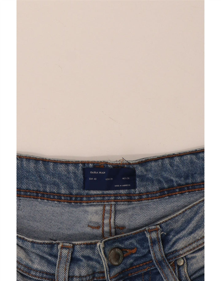 Zara Herren Slim Jeans EU 40 Mittel W31 L27 Blau