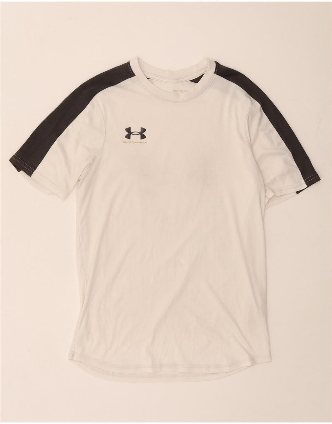 Under Armour Herren T-Shirt Top Small Weiß Colourblock Polyester