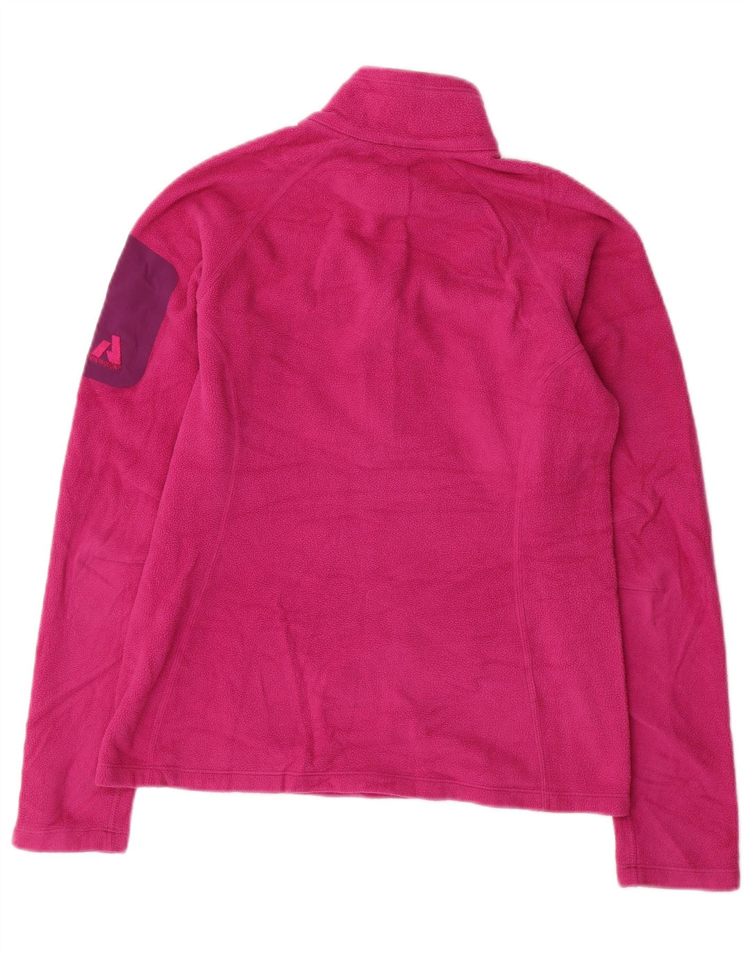EDDIE BAUER Damen Polartec Fleece-Pullover mit Reißverschluss, UK 10, Größe S, Rosa