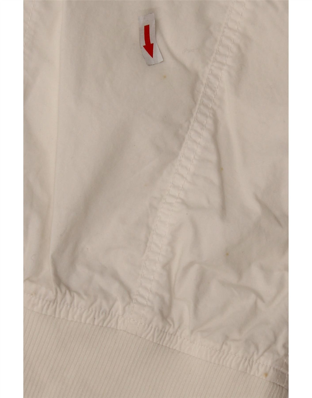 Sergio Tacchini Damen Crop Bomberjacke UK 10 Small Weiß Polyester