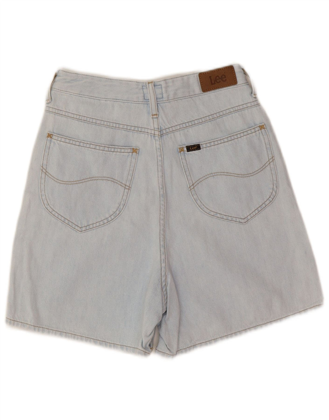 Lee Womens Stella Denim Shorts W26 Small Blaue Baumwolle