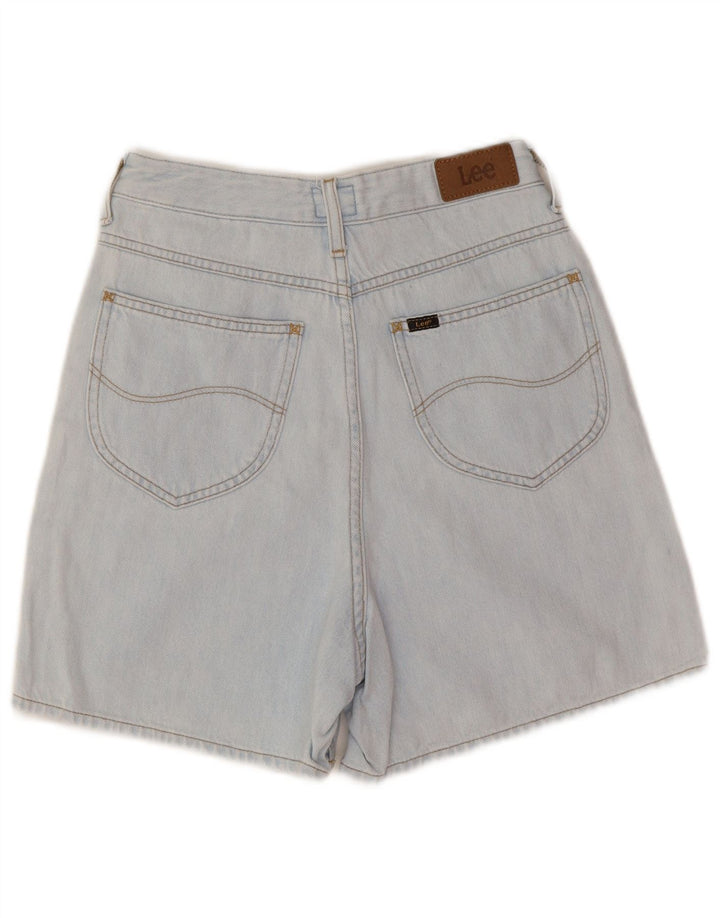 Lee Womens Stella Denim Shorts W26 Small Blaue Baumwolle