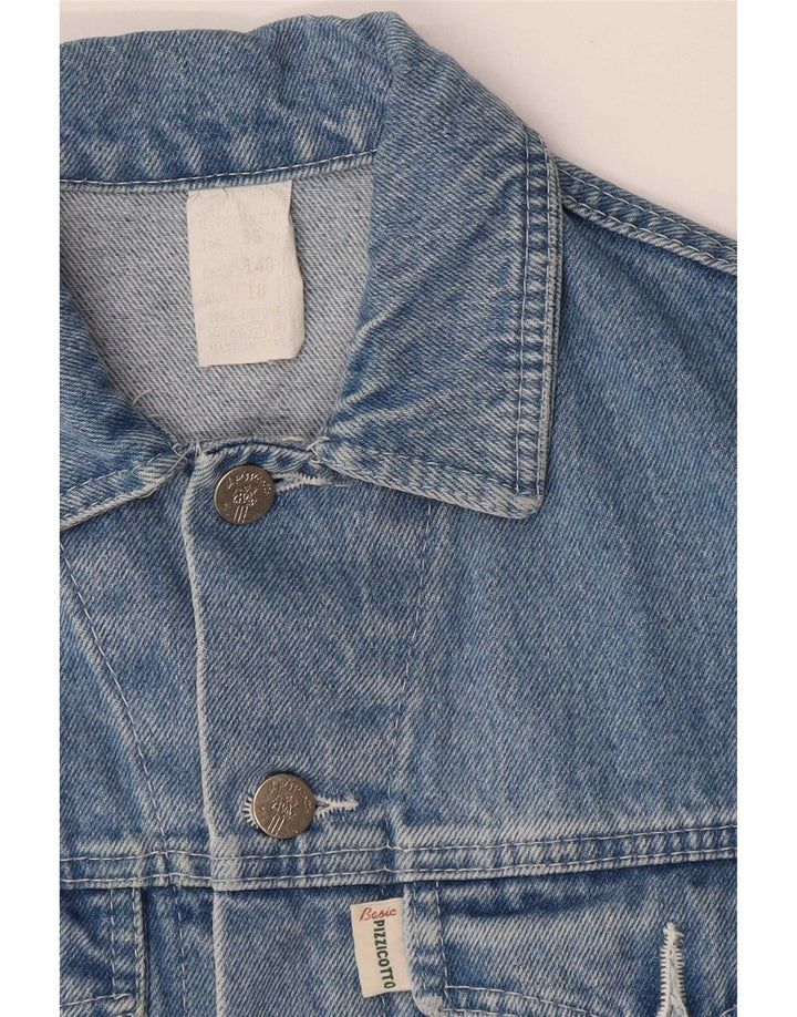 Vintage Jeansweste für Jungen, 10–11 Jahre, blaue Baumwolle