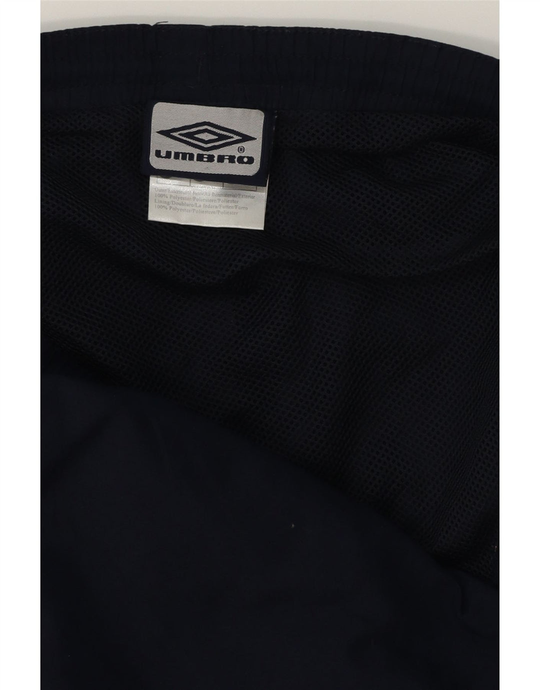 UMBRO Herren-Badeshorts mit Grafik, mittelgroß, Marineblau, Farbblock-Polyester