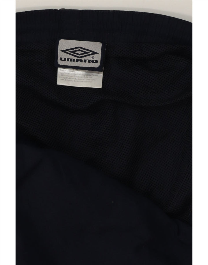 UMBRO Herren-Badeshorts mit Grafik, mittelgroß, Marineblau, Farbblock-Polyester