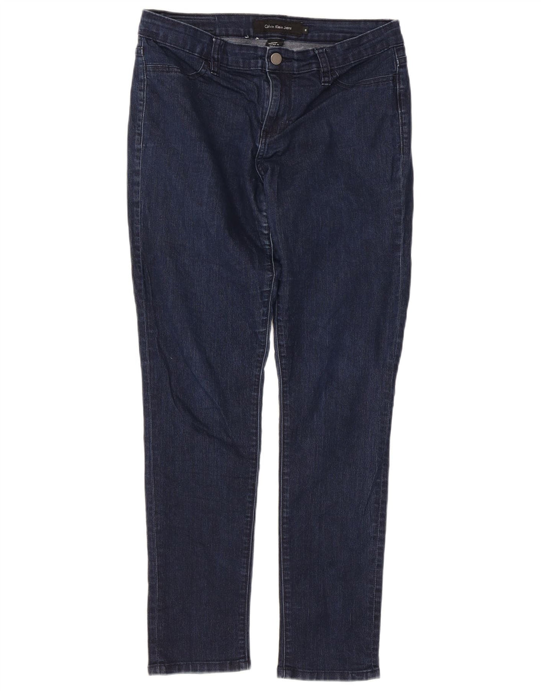 Calvin Klein Jeans Damen Slim Jeans US 10 Medium W32 L29 Marineblau Baumwolle