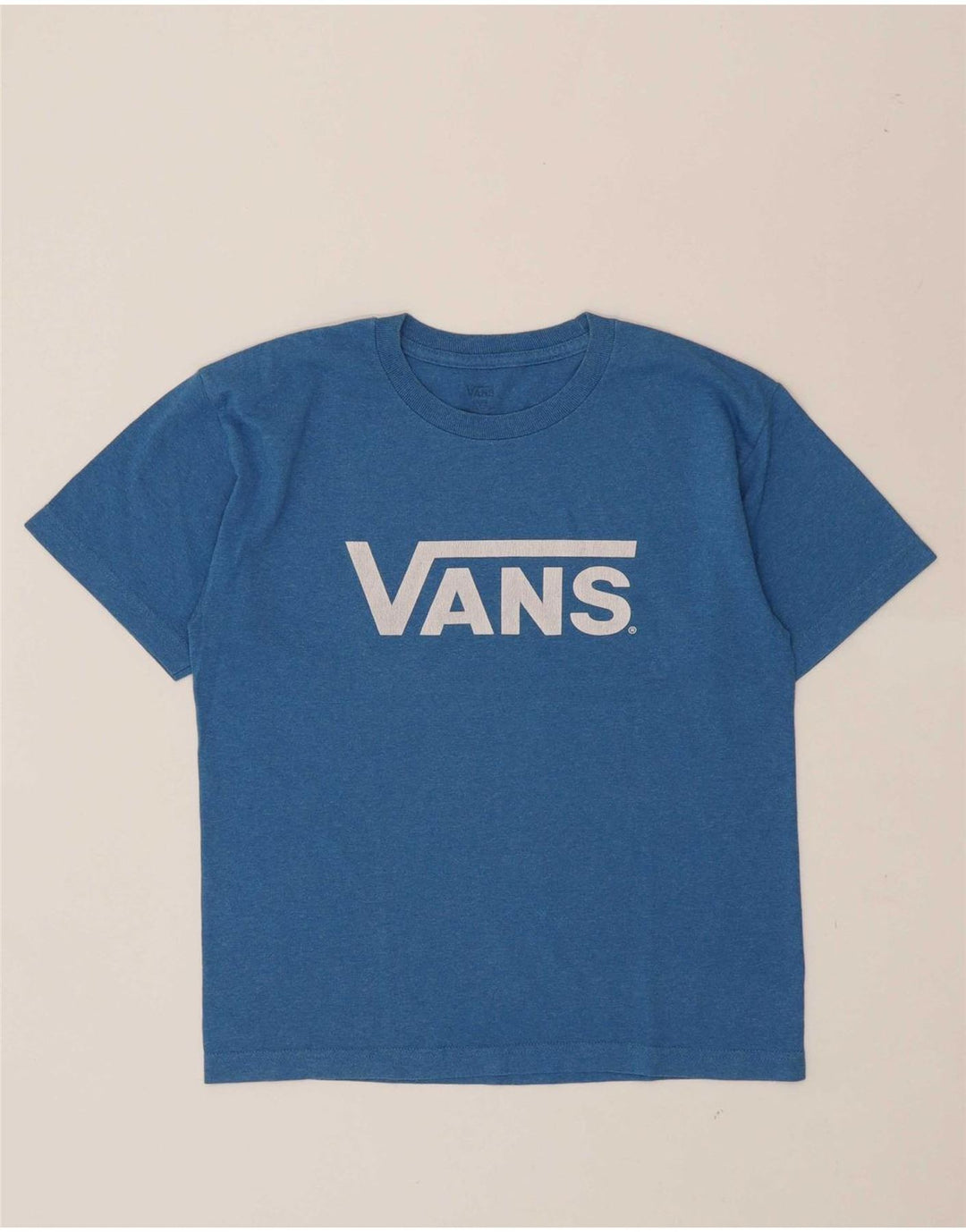 VANS Womens Graphic T-Shirt Top UK 14 Large Blue