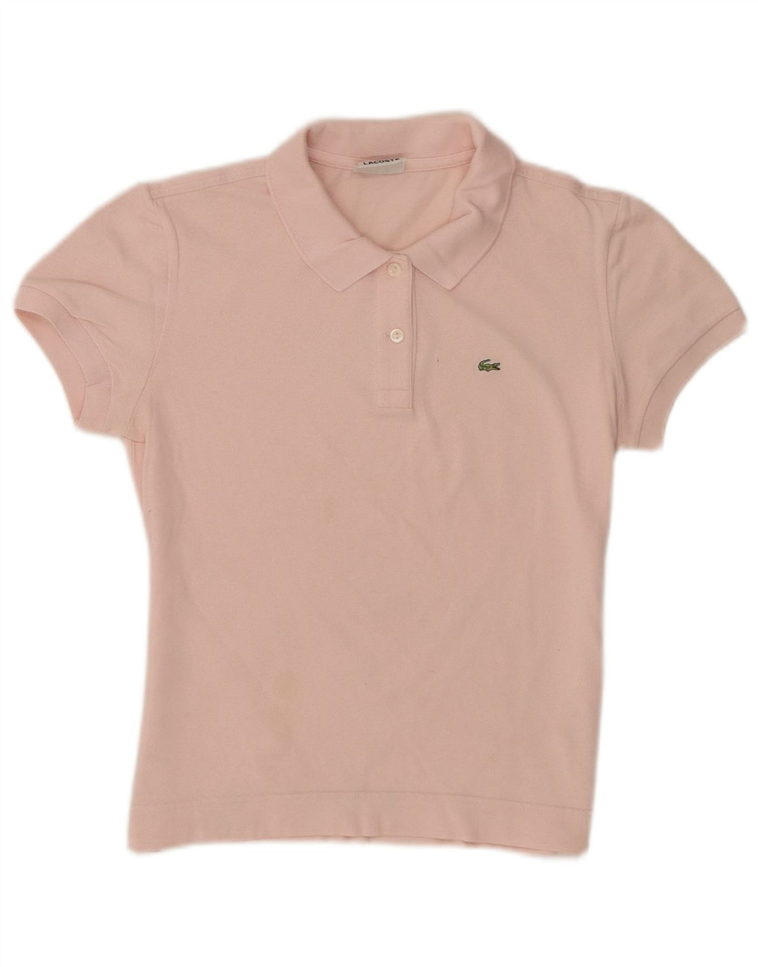 Lacoste Damen-Poloshirt, Größe 42, große rosa Baumwolle