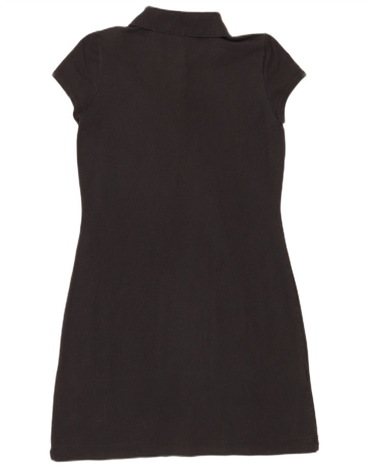 Lacoste Damen Polokleid Größe 42 Große schwarze Baumwolle