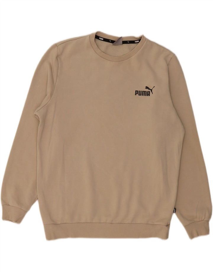 PUMA Herren Sweatshirt Pullover mittelbeige Baumwolle