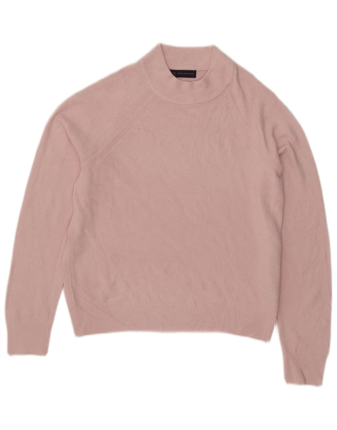Marks & Spencer Damen Rollkragenpullover, kurz geschnitten, Gr. 8, Rosa