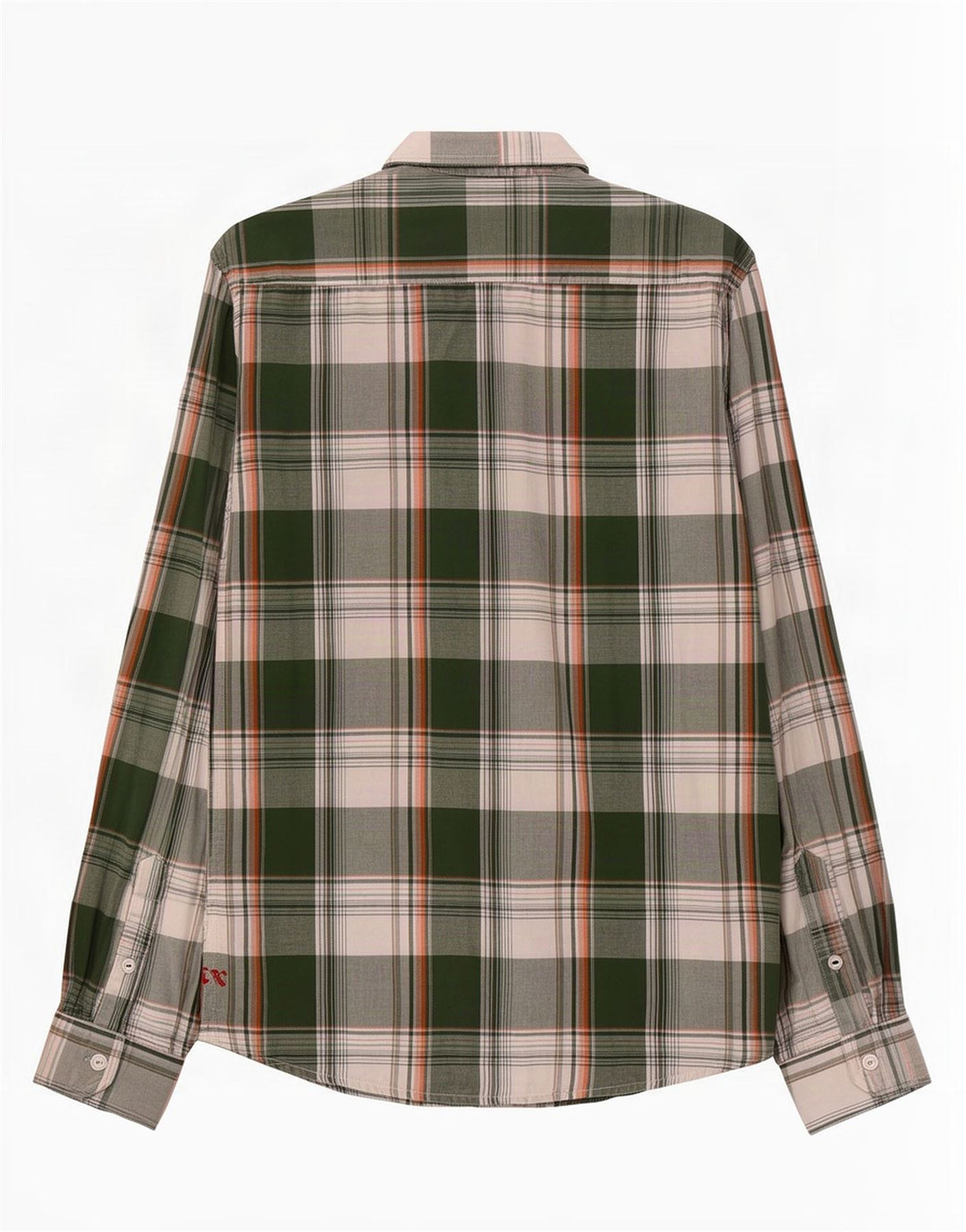 Jack & Jones Herren-Flanellhemd, groß, grün, kariert, Baumwolle