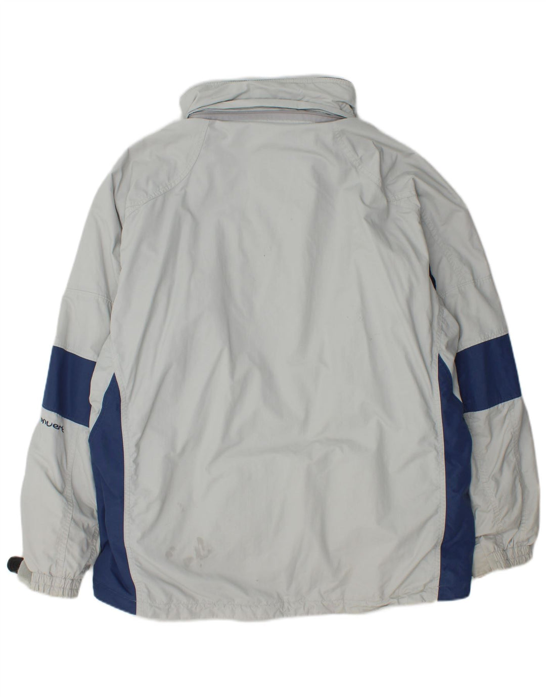 Columbia Herren-Windbreaker-Jacke, UK 40, groß, blaues Colourblock-Nylon