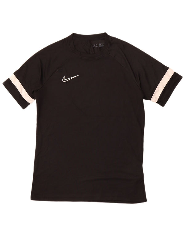 NIKE Herren T-Shirt Top Medium Schwarz Polyester Sport