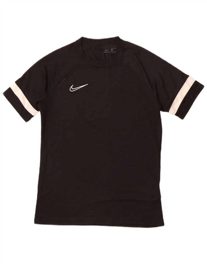 NIKE Herren T-Shirt Top Medium Schwarz Polyester Sport