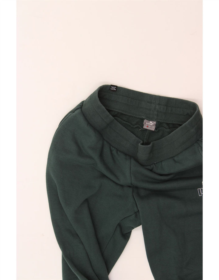 PUMA Mens Tracksuit Trousers Joggers Small Green Cotton Vintage Puma and Second-Hand Puma from Messina Hembry 