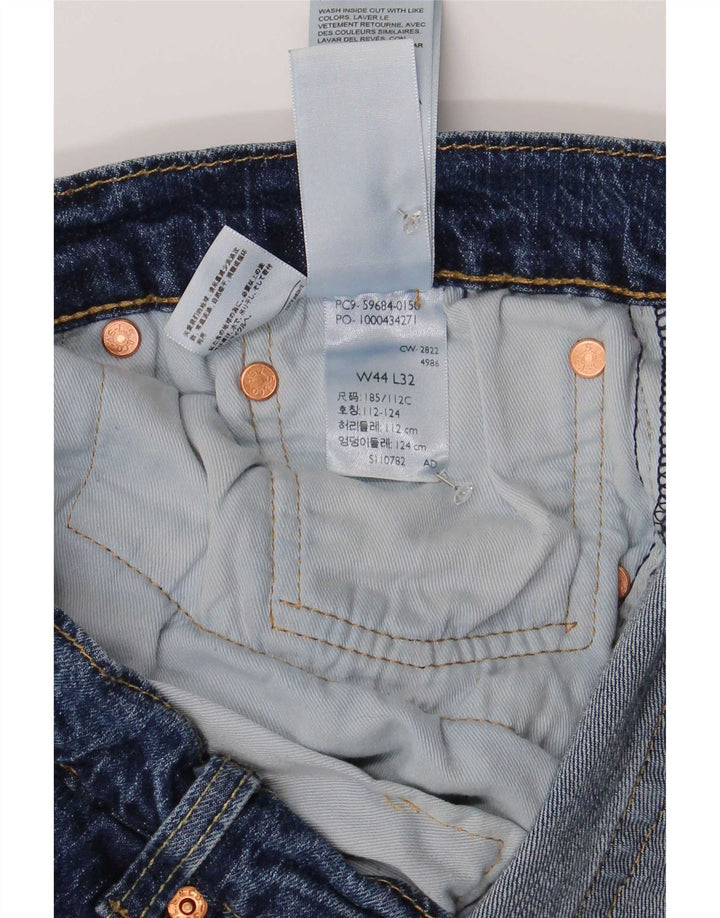 Levi's Herren 502 Tapered Jeans W44 L27 Blaue Baumwolle