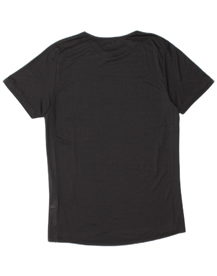 Umbro Herren T-Shirt Top Small Schwarz gestreift Polyester