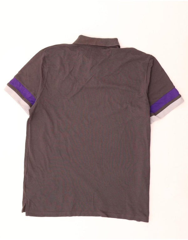 Nike Herren Arsenal Poloshirt 2XL Grau Colourblock Baumwolle