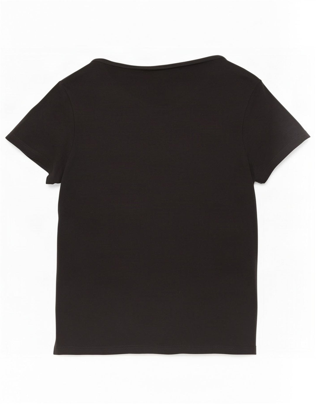 Levi's Damen T-Shirt Top UK 14 Large Schwarz Baumwolle