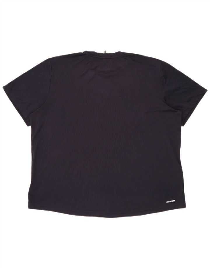 ADIDAS Herren Aeroready T-Shirt Top XL Marineblau Polyester