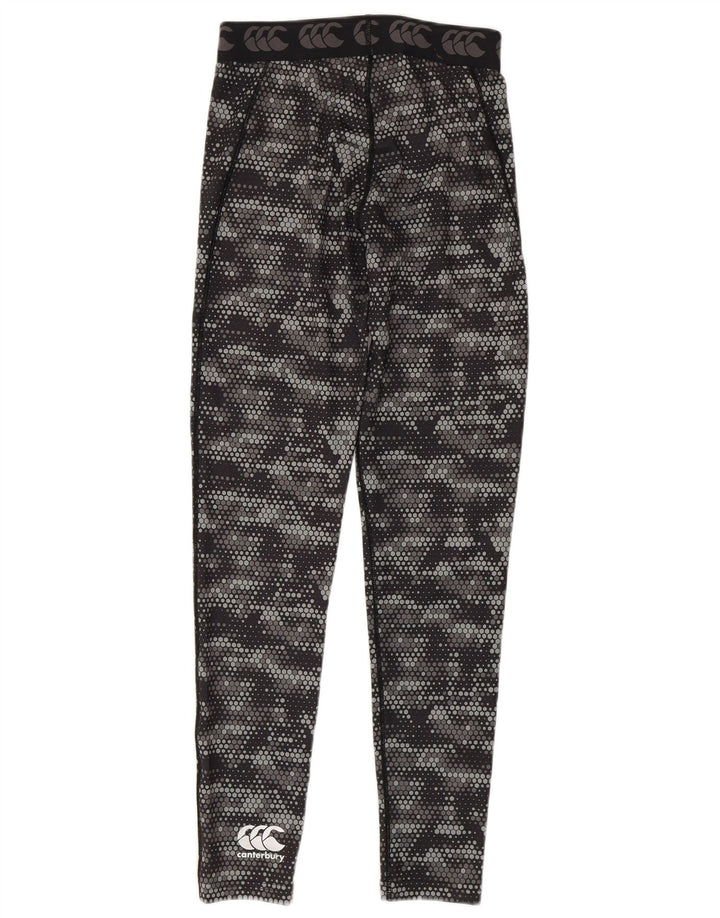 Canterbury Damen-Leggings mit Grafik, Größe S, Größe S, Schwarz, geometrisch, Polyester