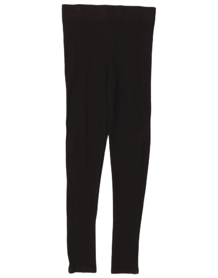 Topshop Damen Leggings UK 8 Small Schwarz